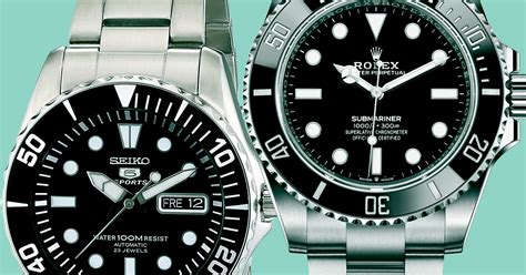 seiko watch looks like rolex|rolex submariner look alike watches.